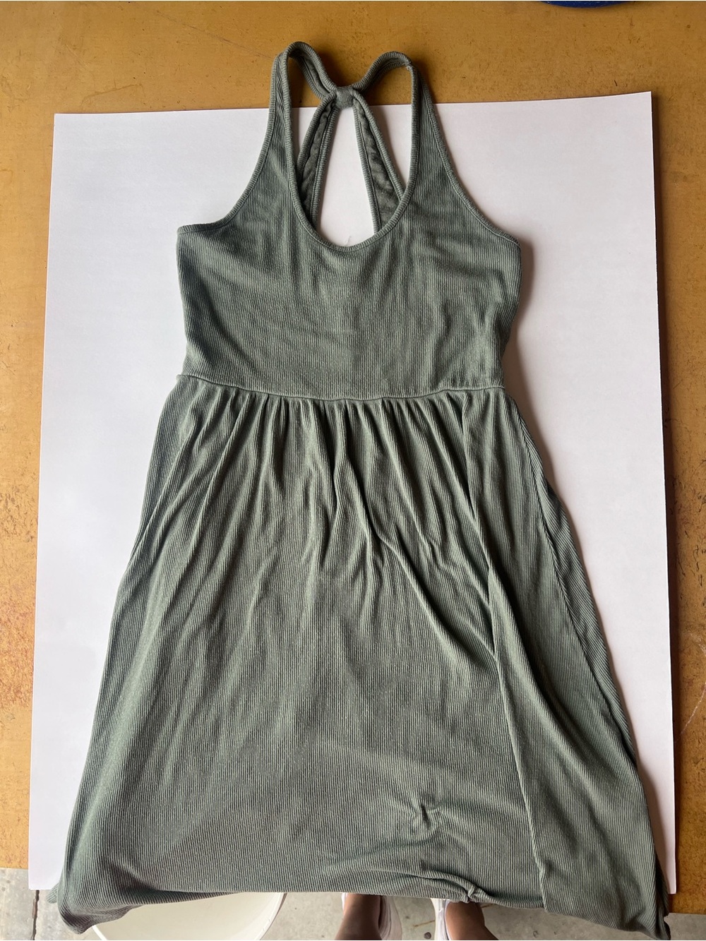 Mudd Olive Green Knit Top with Printed Tag
